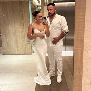 White Maxi dress